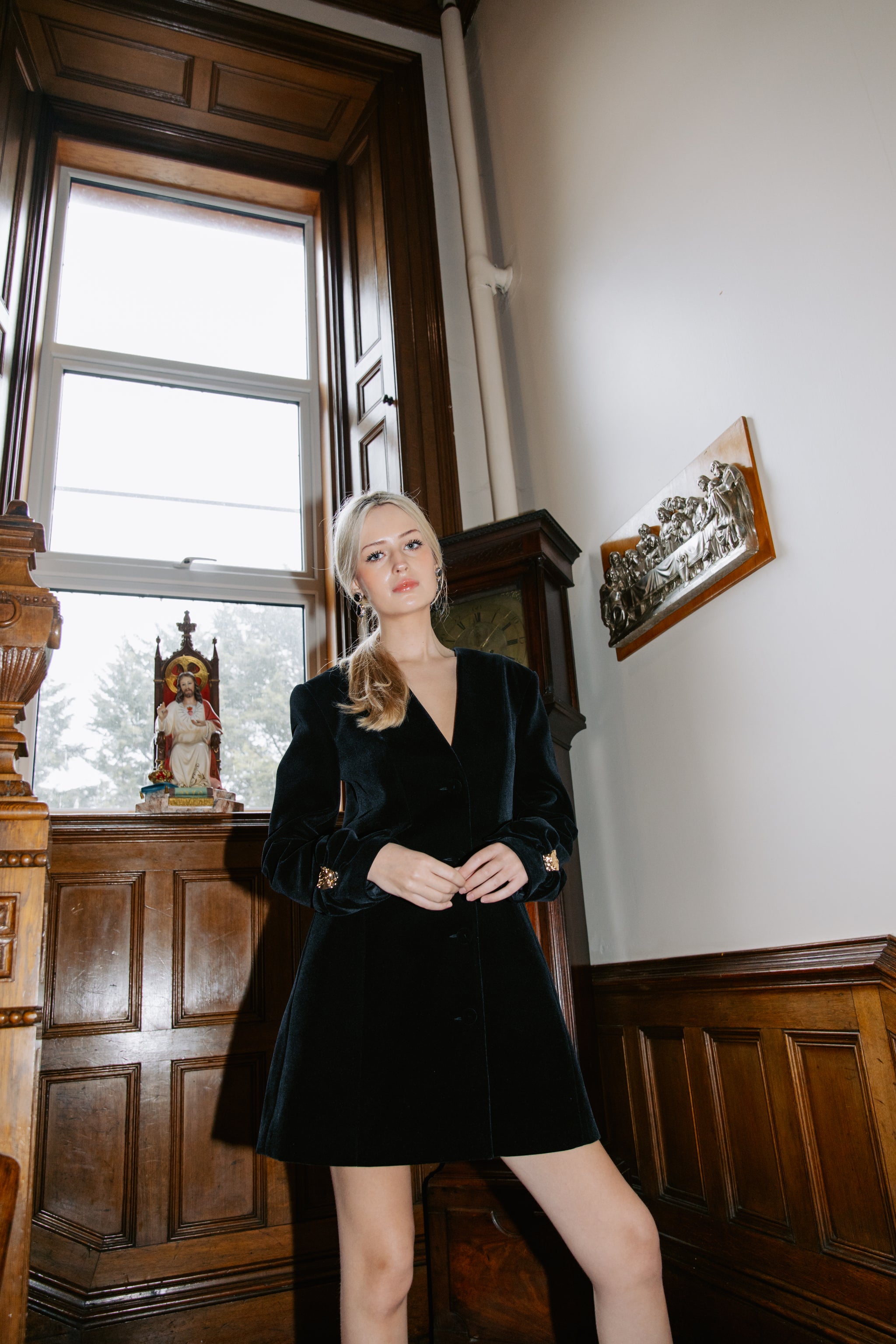 Trudie Tuxedo Blazer Dress – Charlotte and Tess